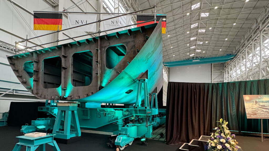 Deutsche Marine: Naval Vessels Lürssen legt ein neues Abhörschiff auf Kiel